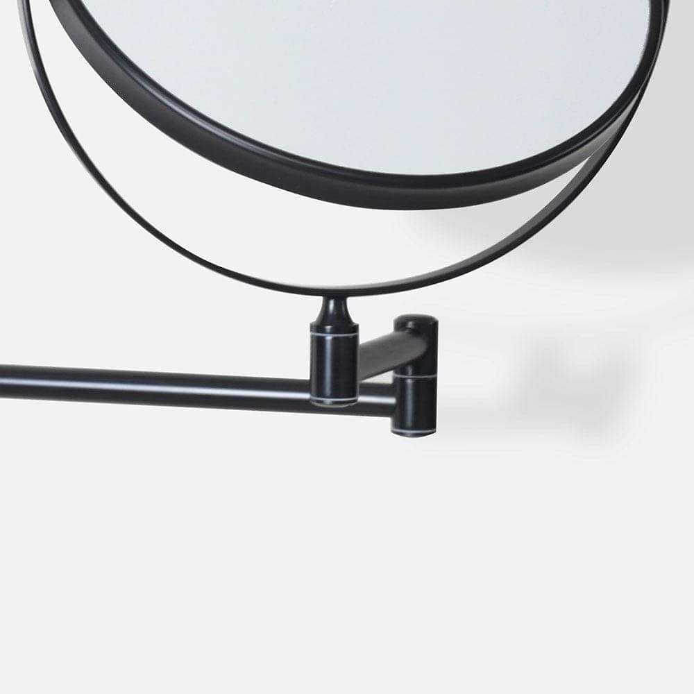 Mason Reversible 5X Magnifying Wall Mirror Black - Hyperion Tiles