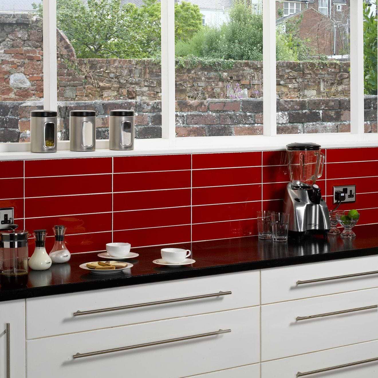 Mekong Clear Glass 398 x 80mm - Hyperion Tiles