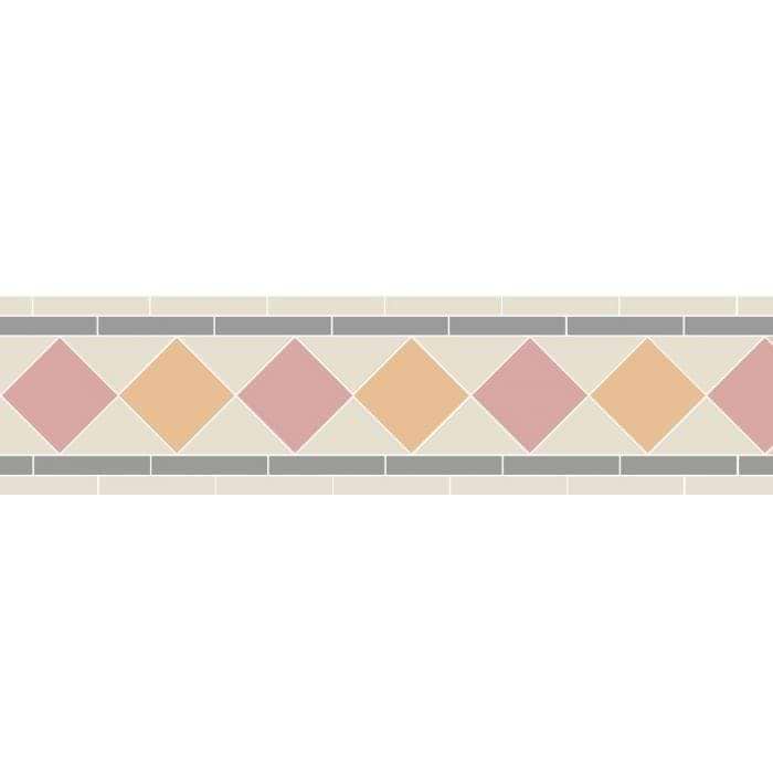 Melville Carnation Pink and Hawthorn Yellow - Hyperion Tiles
