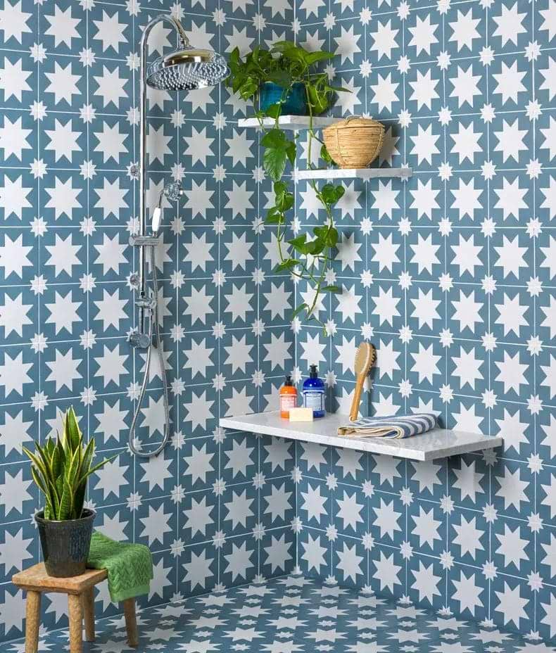 Memphis Porcelain Denim - Hyperion Tiles
