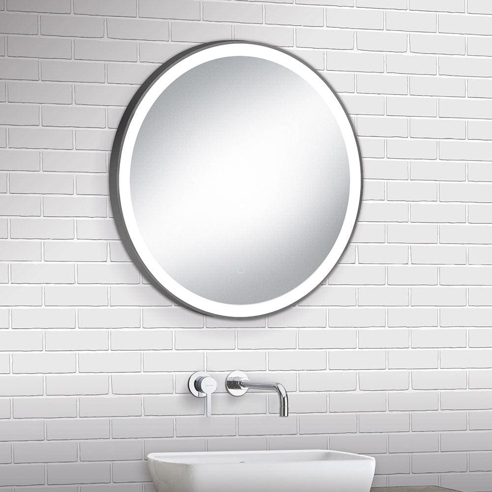 Meridian Mirror 60cm Black - Hyperion Tiles