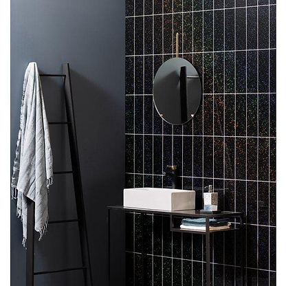 Meteor Sparkling Effect Glass 300 x 100mm - Hyperion Tiles