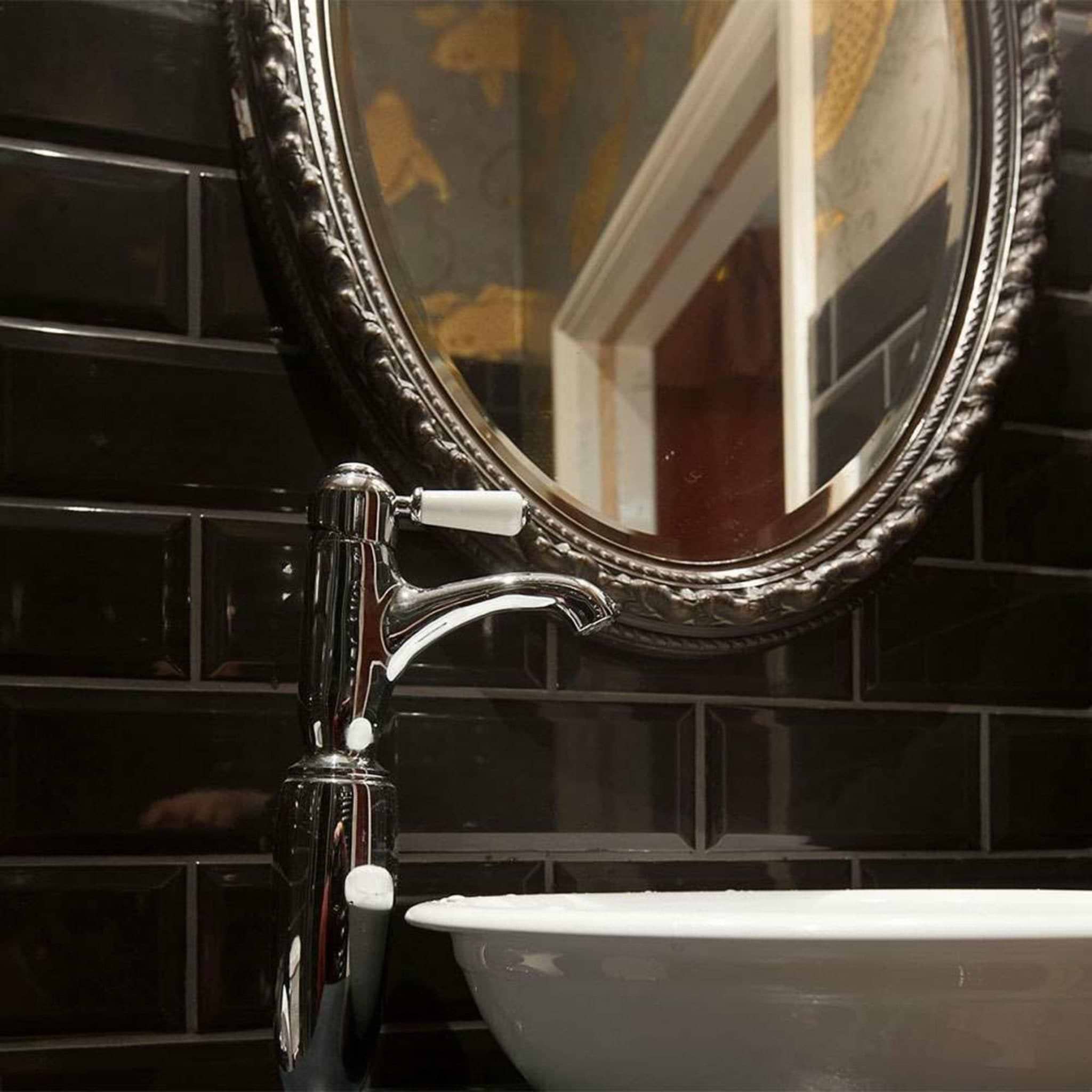 Metro Black Ceramic Gloss - Hyperion Tiles