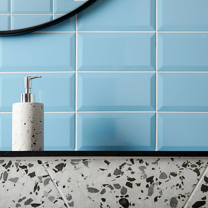 Metro Light Blue Gloss - Hyperion Tiles