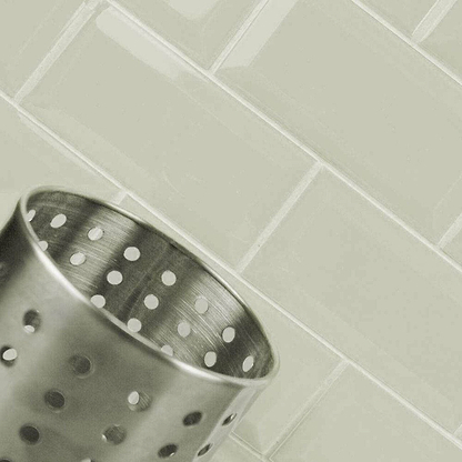 Metro Light Grey Gloss - Hyperion Tiles