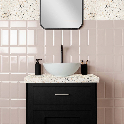 Metro Light Pink Gloss - Hyperion Tiles