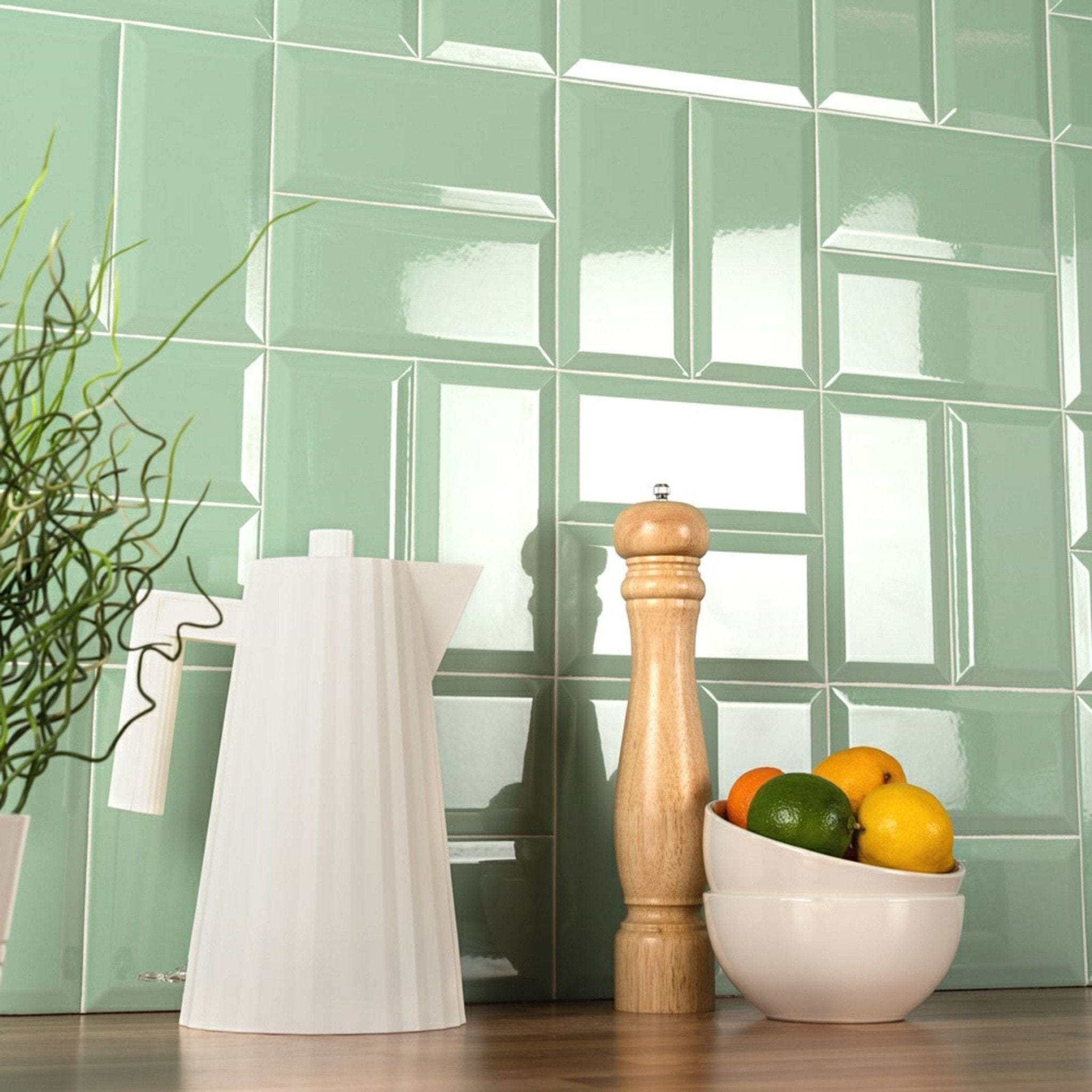 Metro Mint Green Gloss - Hyperion Tiles