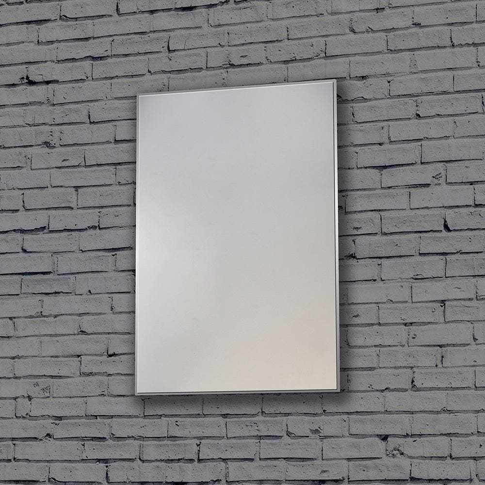 Metro Mirror 60x80cm Chrome Frame - Hyperion Tiles