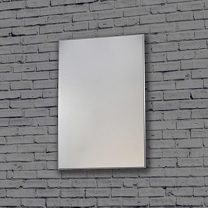 Metro Mirror 60x80cm Chrome Frame - Hyperion Tiles