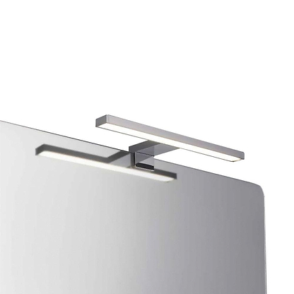 Metro Mirror 60x80cm Chrome Frame - Hyperion Tiles