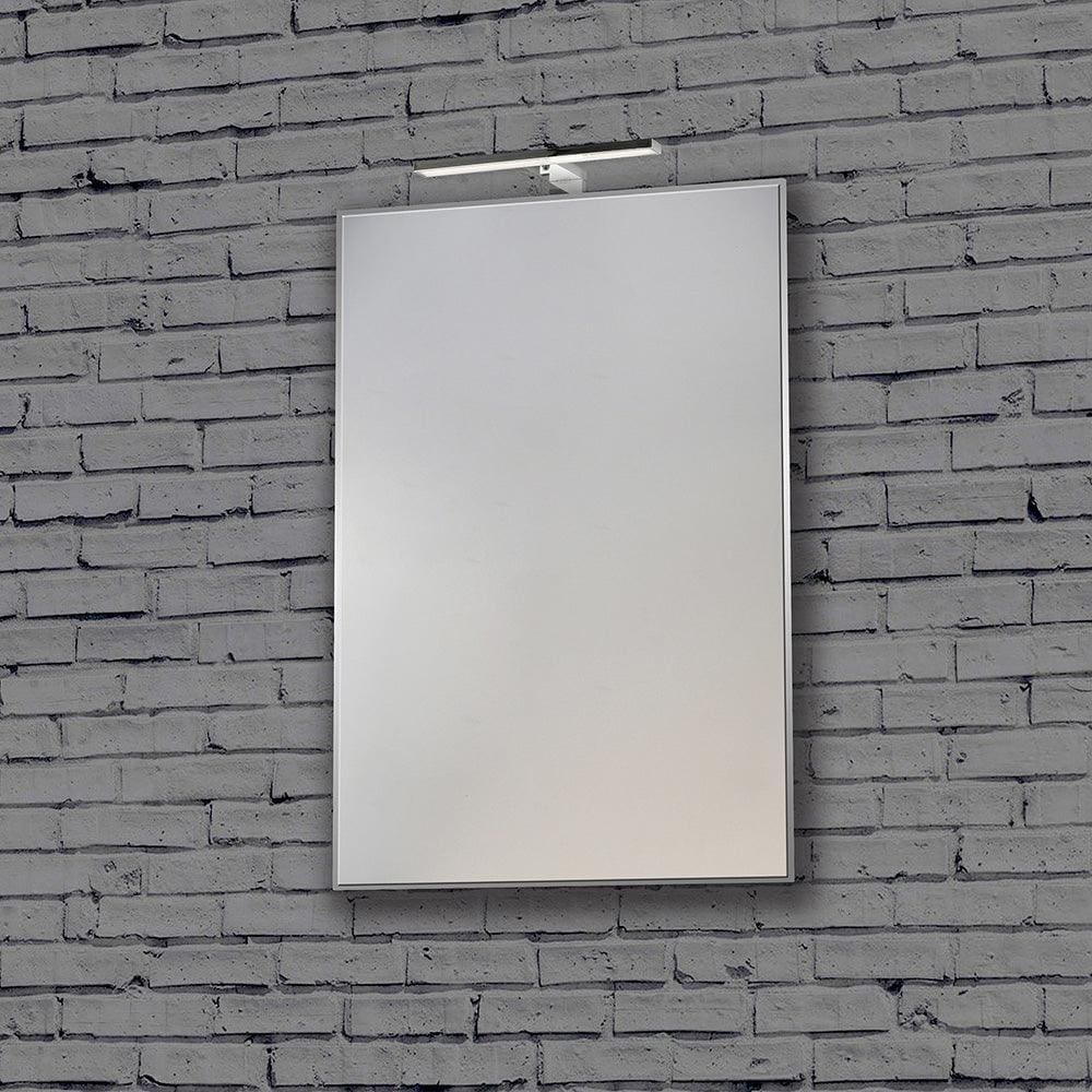Metro Mirror 60x80cm Chrome Frame - Hyperion Tiles