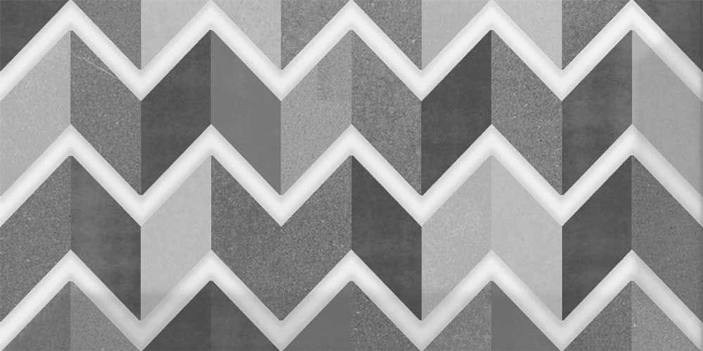 Metro Patchwork Black & White - Hyperion Tiles