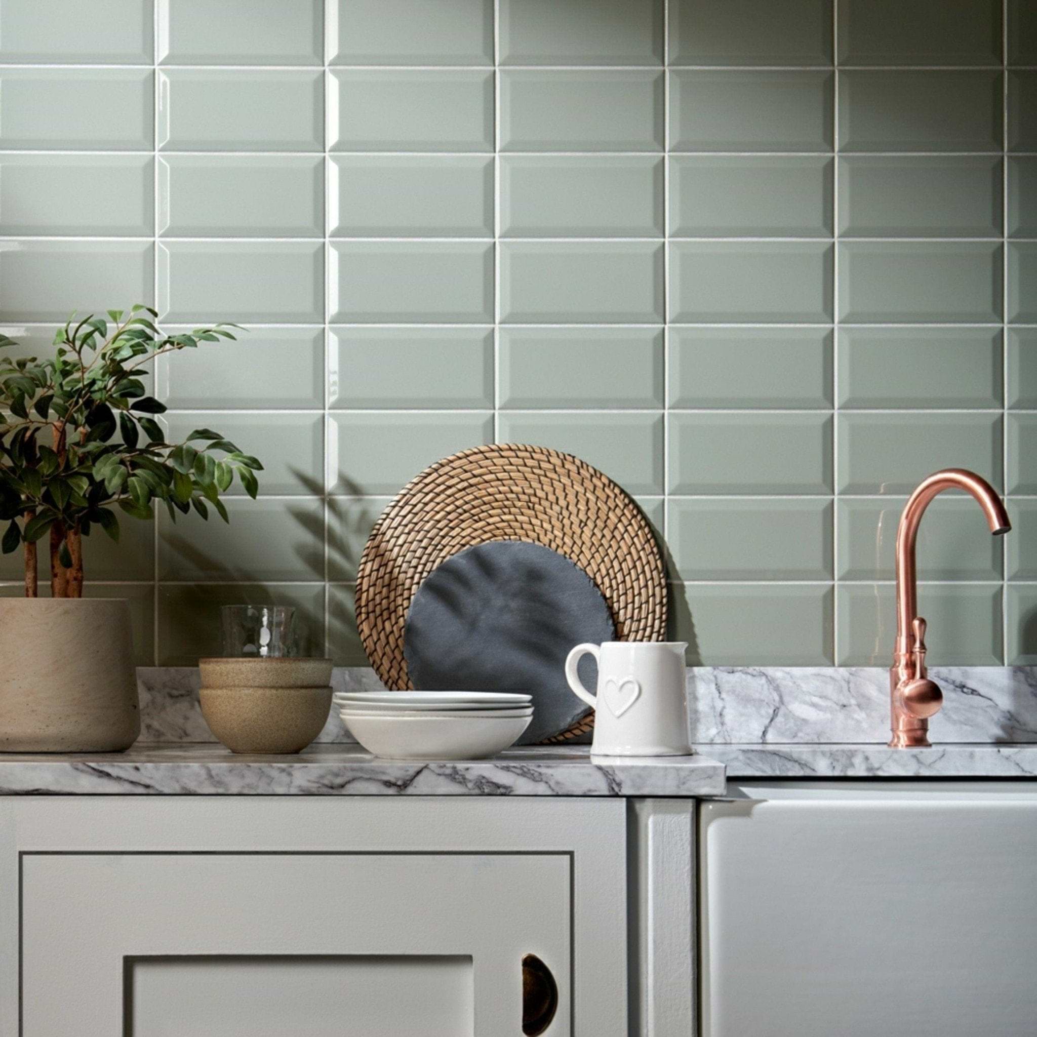 Metro Sage Gloss - Hyperion Tiles