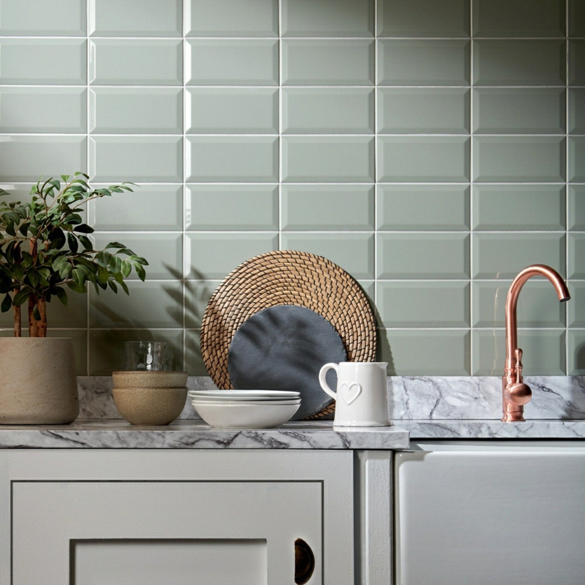 Metro Sage Gloss - Hyperion Tiles
