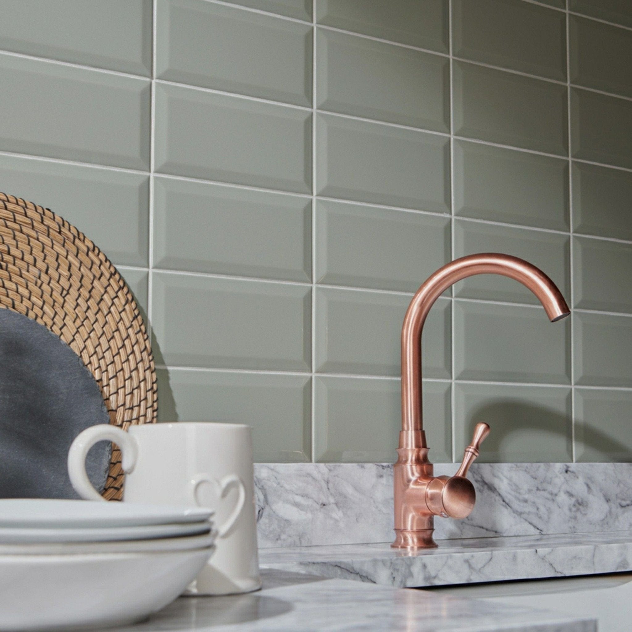 Metro Sage Gloss - Hyperion Tiles