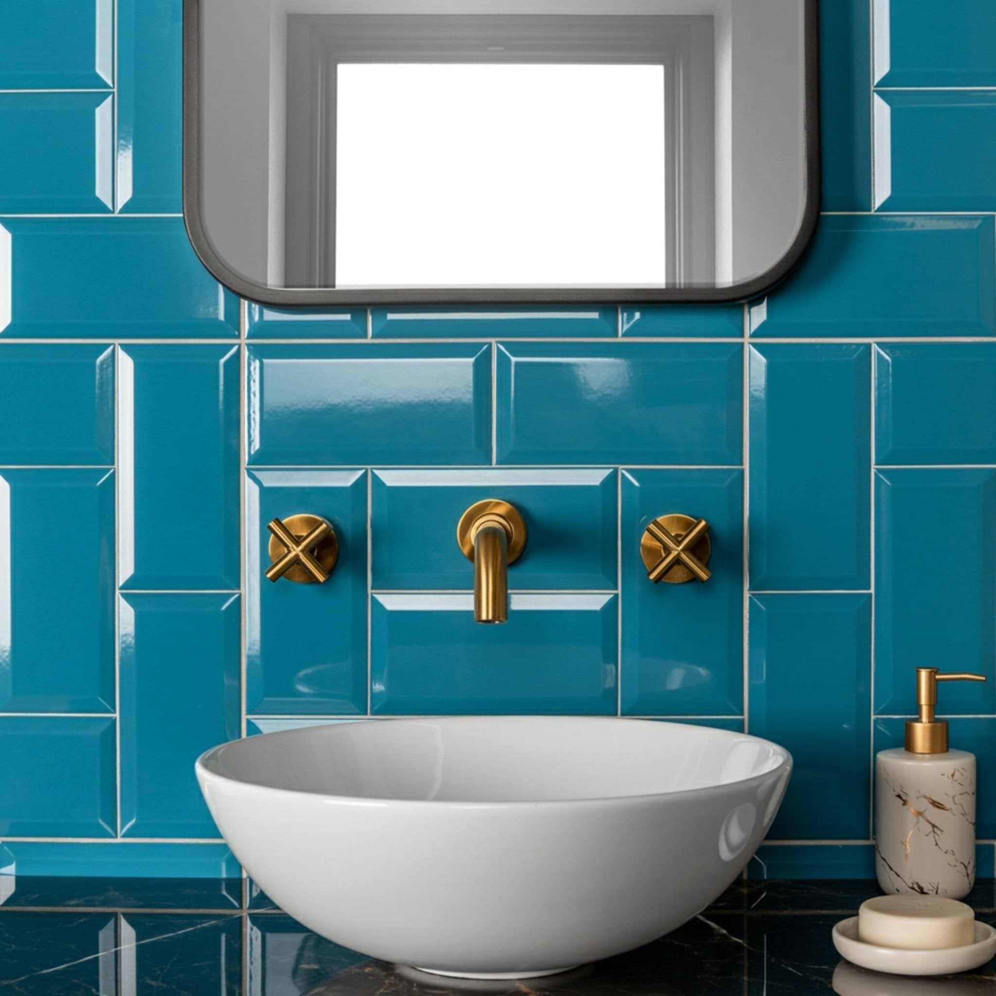 Metro Teal Gloss - Hyperion Tiles