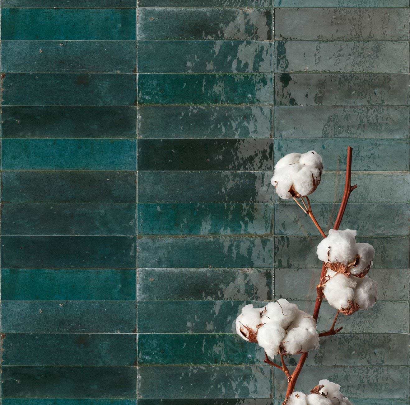 Minoli Tiles 6 x 24 x 1cm Luminous Lume Blue