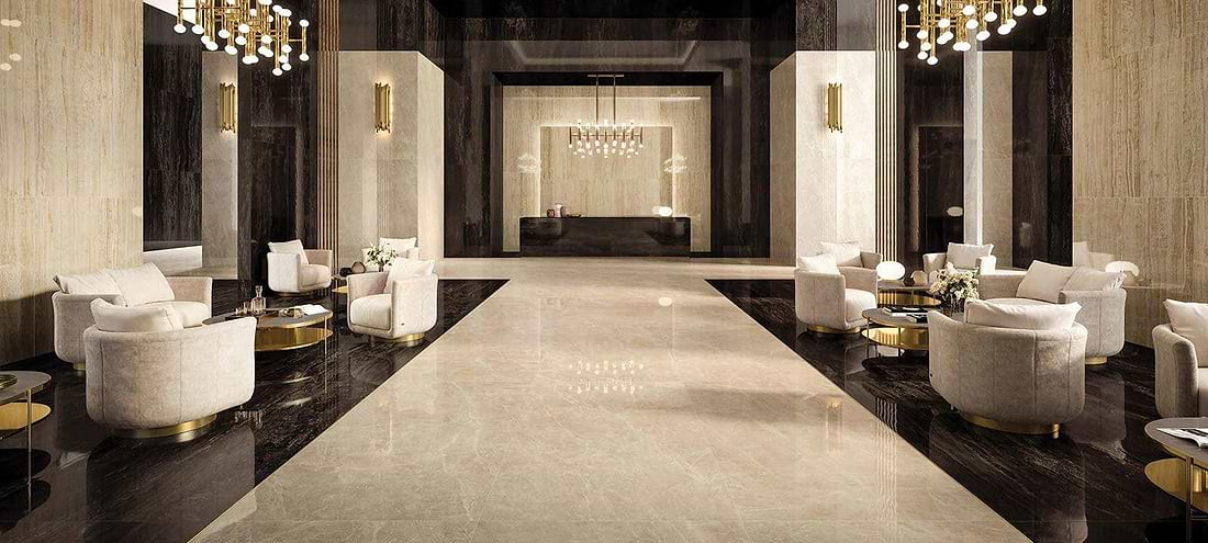 Minoli Tiles – Marble Effect Marvel Elegant Sable