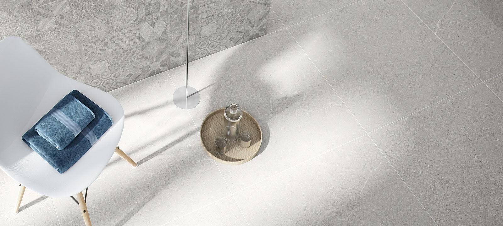 Minoli Tiles - Porcelain 30 x 60 x 0.85cm Sold by 1.62m² Hardy White Matt