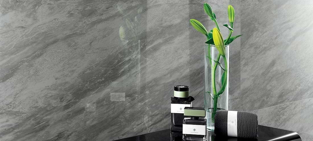 Minoli Wall &amp; Floor Tiles 30 x 60 x 0.9cm Marvel Bardiglio Grey Matt 30 x 60cm