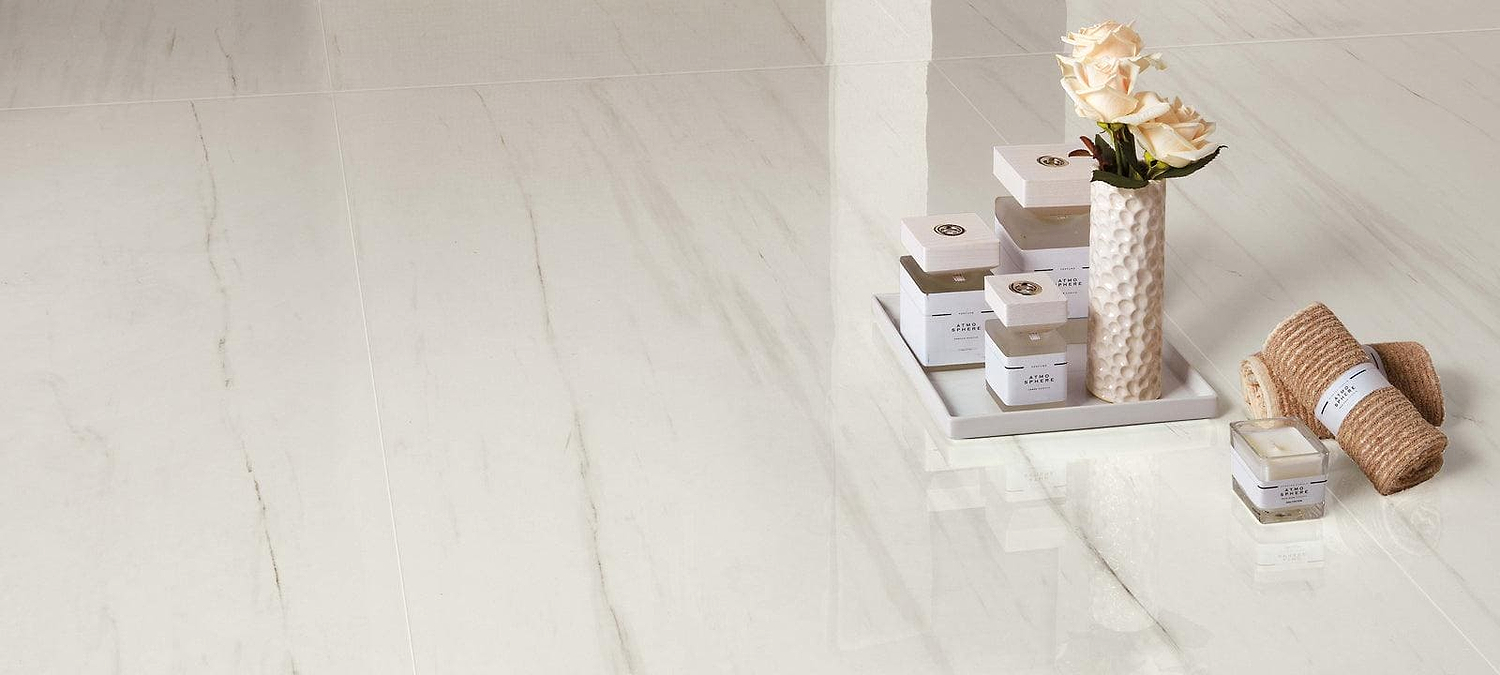 Minoli Wall &amp; Floor Tiles 30 x 60 x 0.9cm Marvel Bianco Dolomite Matt 60 x 60cm