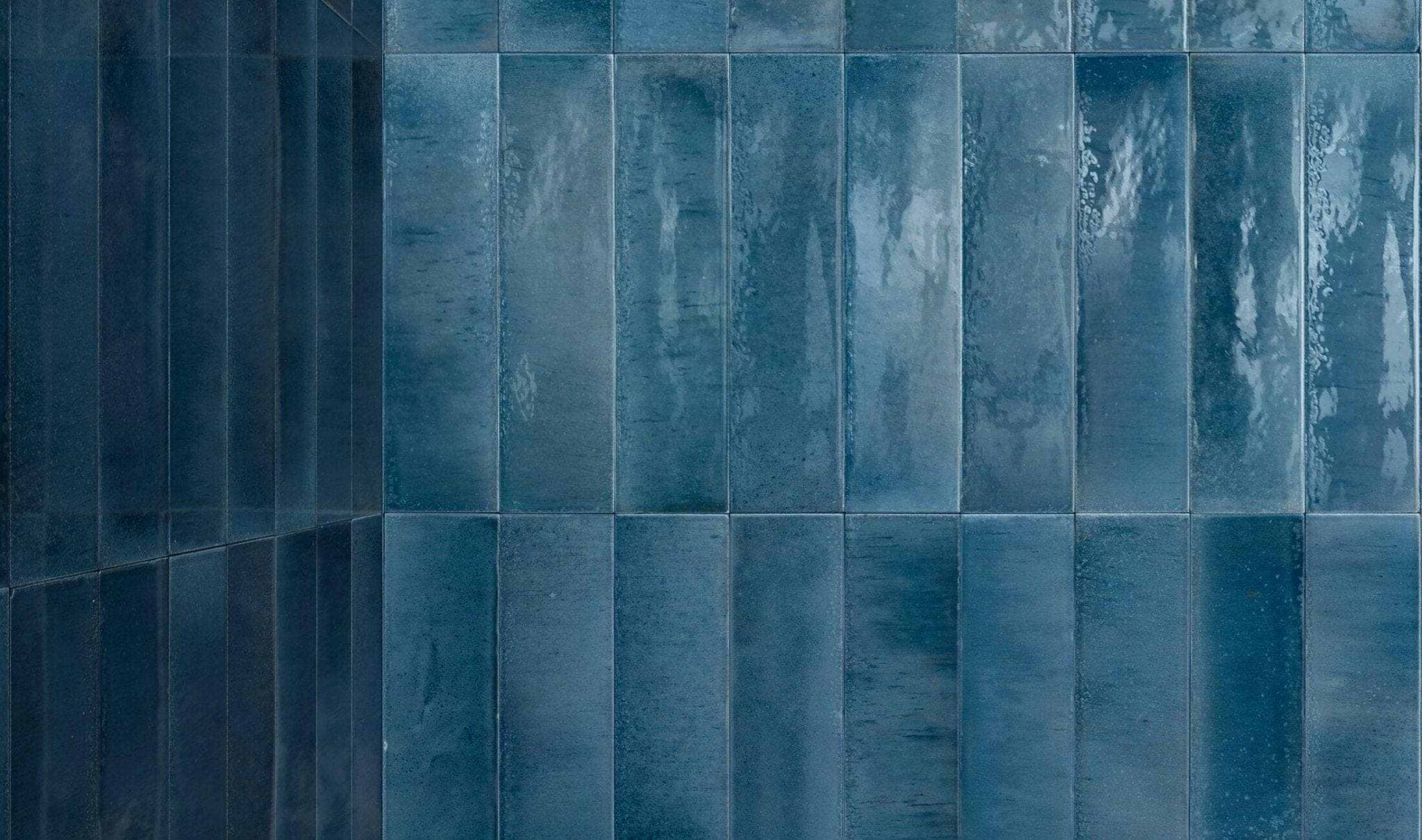 Minoli Wall & Floor Tiles 6 x 24 x 1cm Luminous Lume Blu China