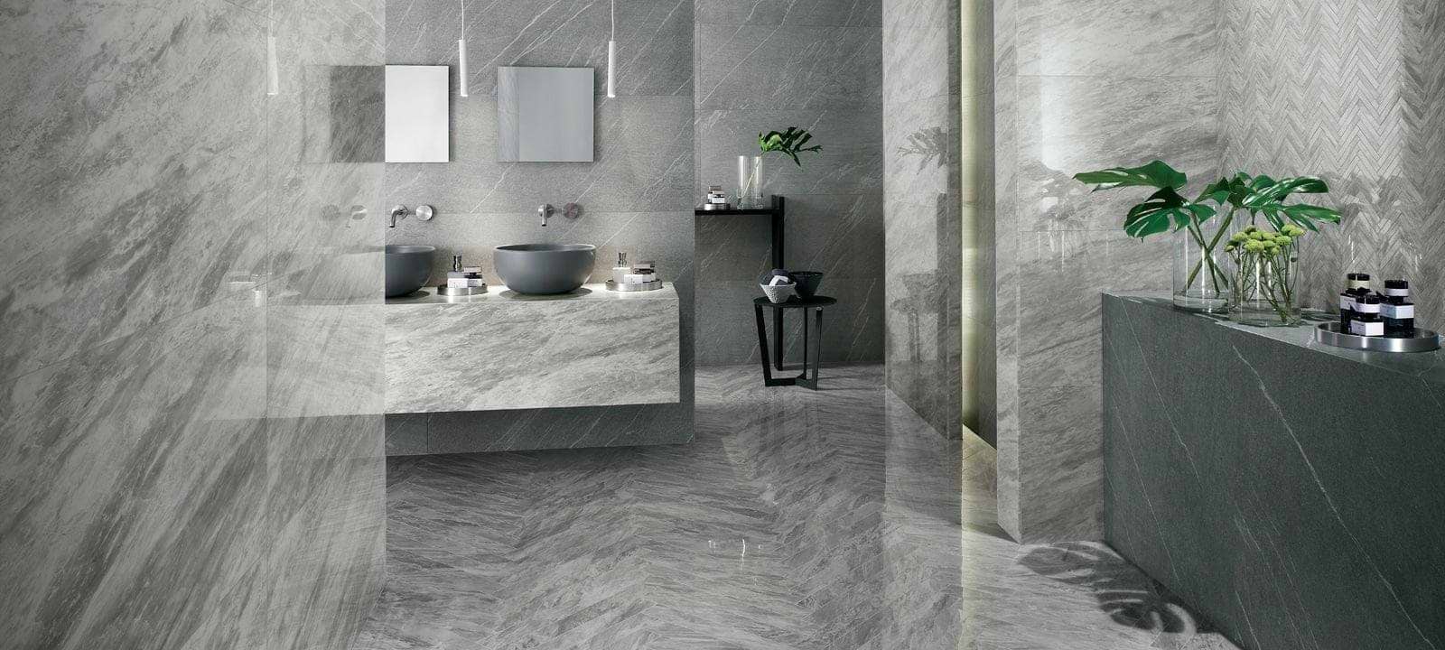 Minoli Wall & Floor Tiles 60 x 60 x 0.9cm Marvel Bardiglio Grey Matt 60 x 60cm