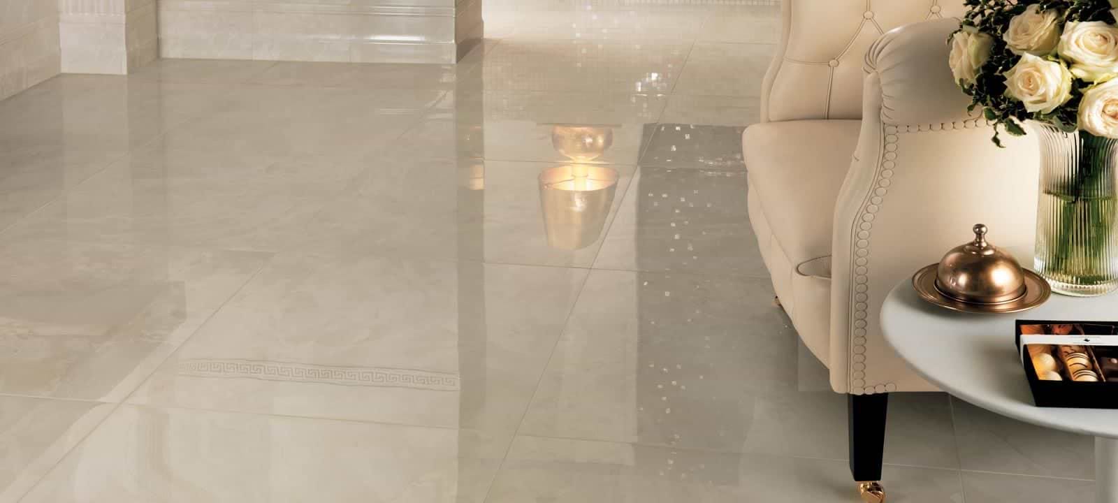 Minoli Wall & Floor Tiles 60 x 60 x 0.9cm Marvel Champagne Onyx Lappato 60 x 60cm