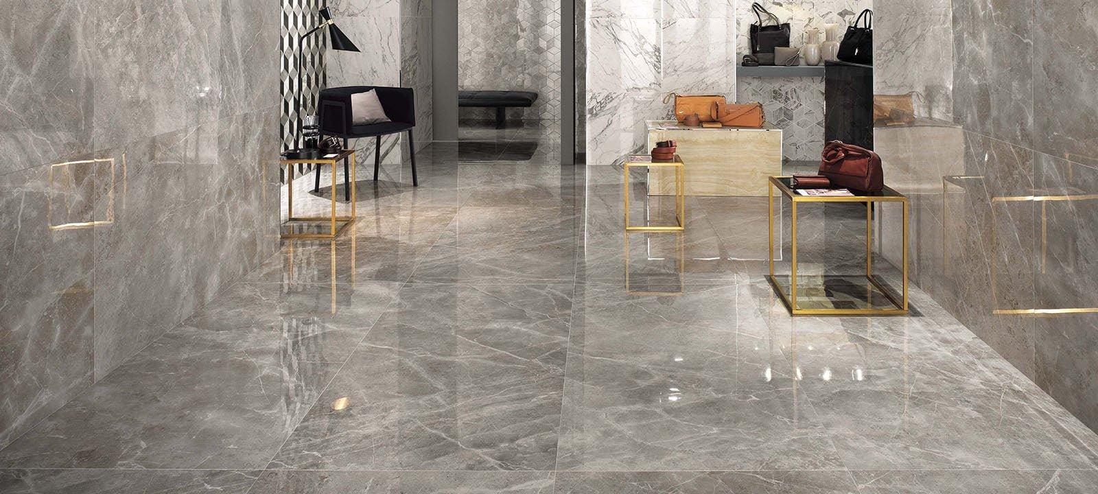 Minoli Wall &amp; Floor Tiles Marvel Grey Fleury