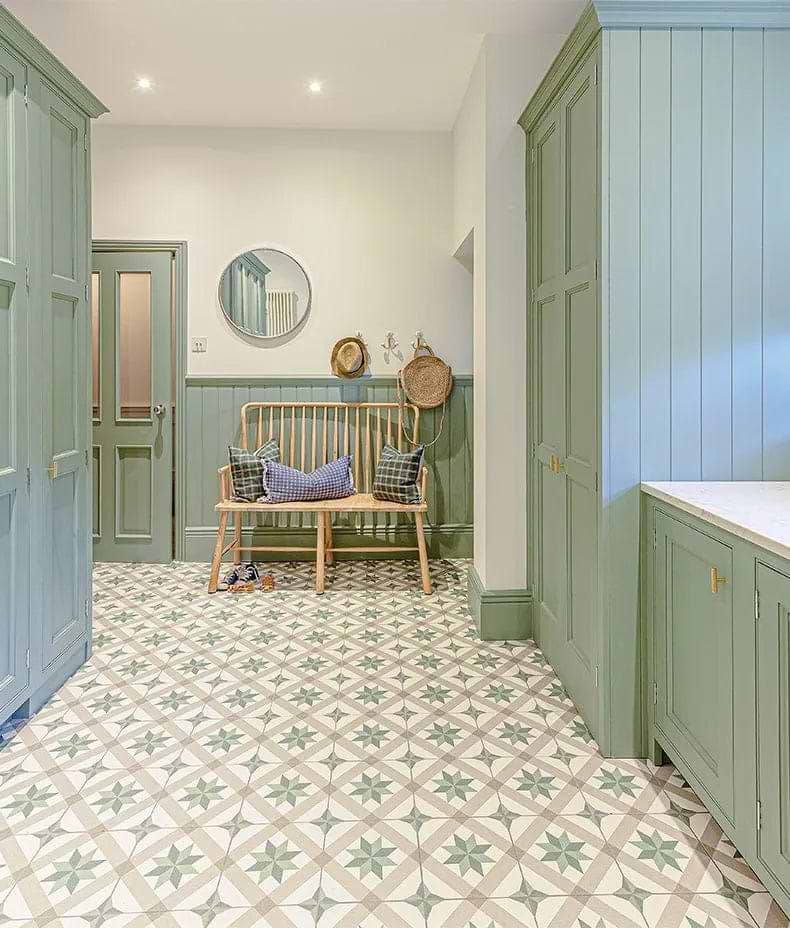 Moroccan Impressions Porcelain Joya Green Hyperion Tiles