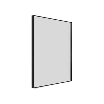 Newington Rectangular Mirror 100x80cm Black - Hyperion Tiles