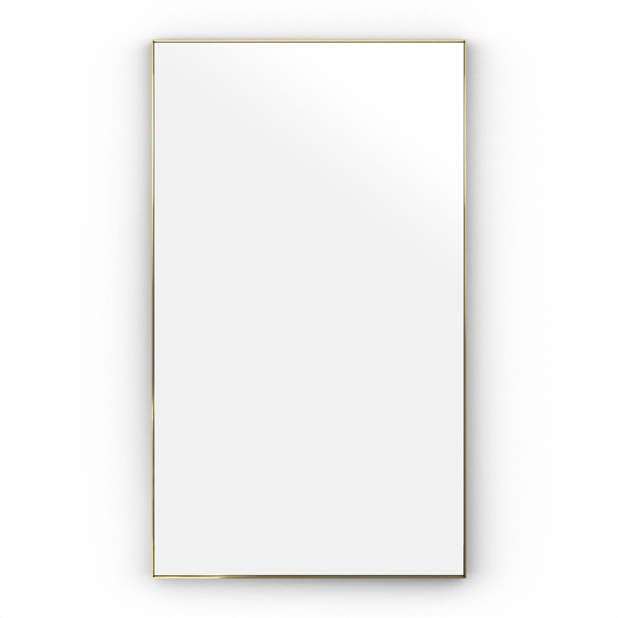 Brass clearance rectangular mirror