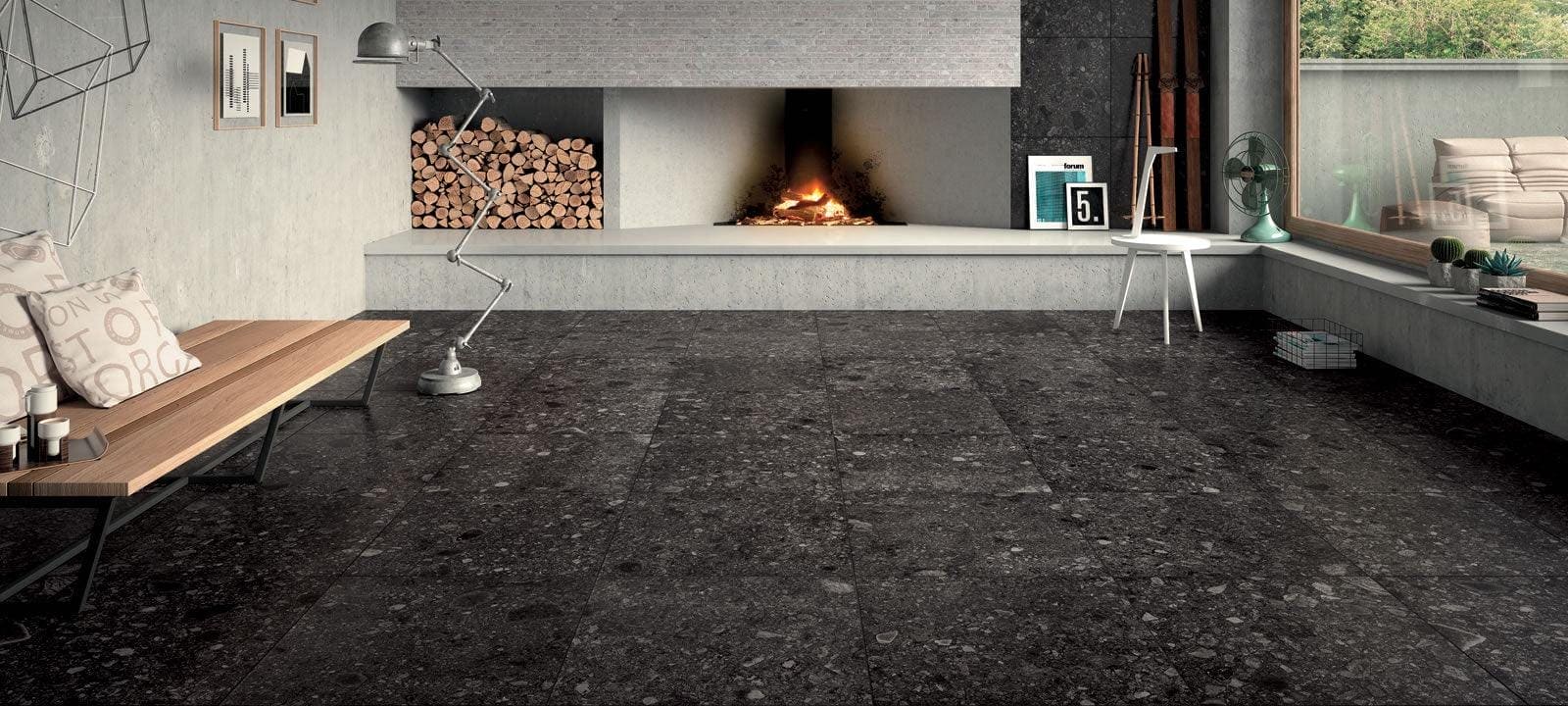 Norway Svart Matt - Hyperion Tiles