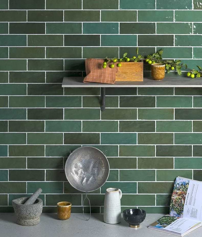 Oasis Ceramic Green - Hyperion Tiles