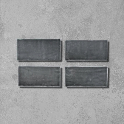 Old Iron Waterfall Glazed Metro Tile - Hyperion Tiles