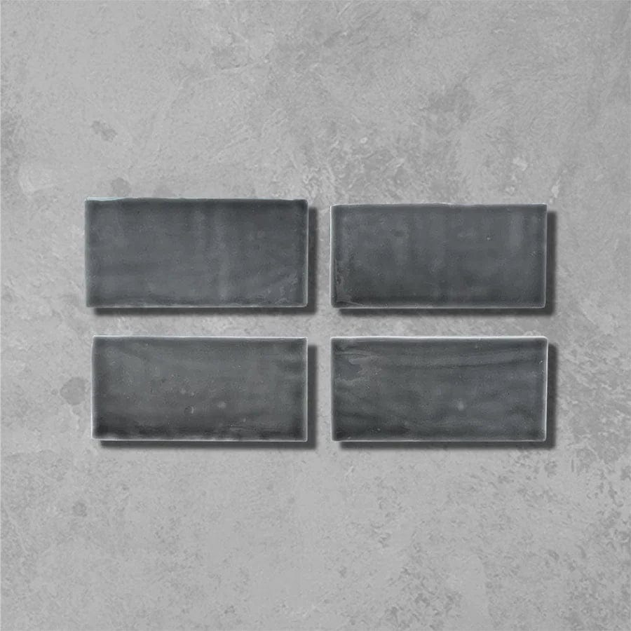 Old Iron Waterfall Glazed Metro Tile - Hyperion Tiles
