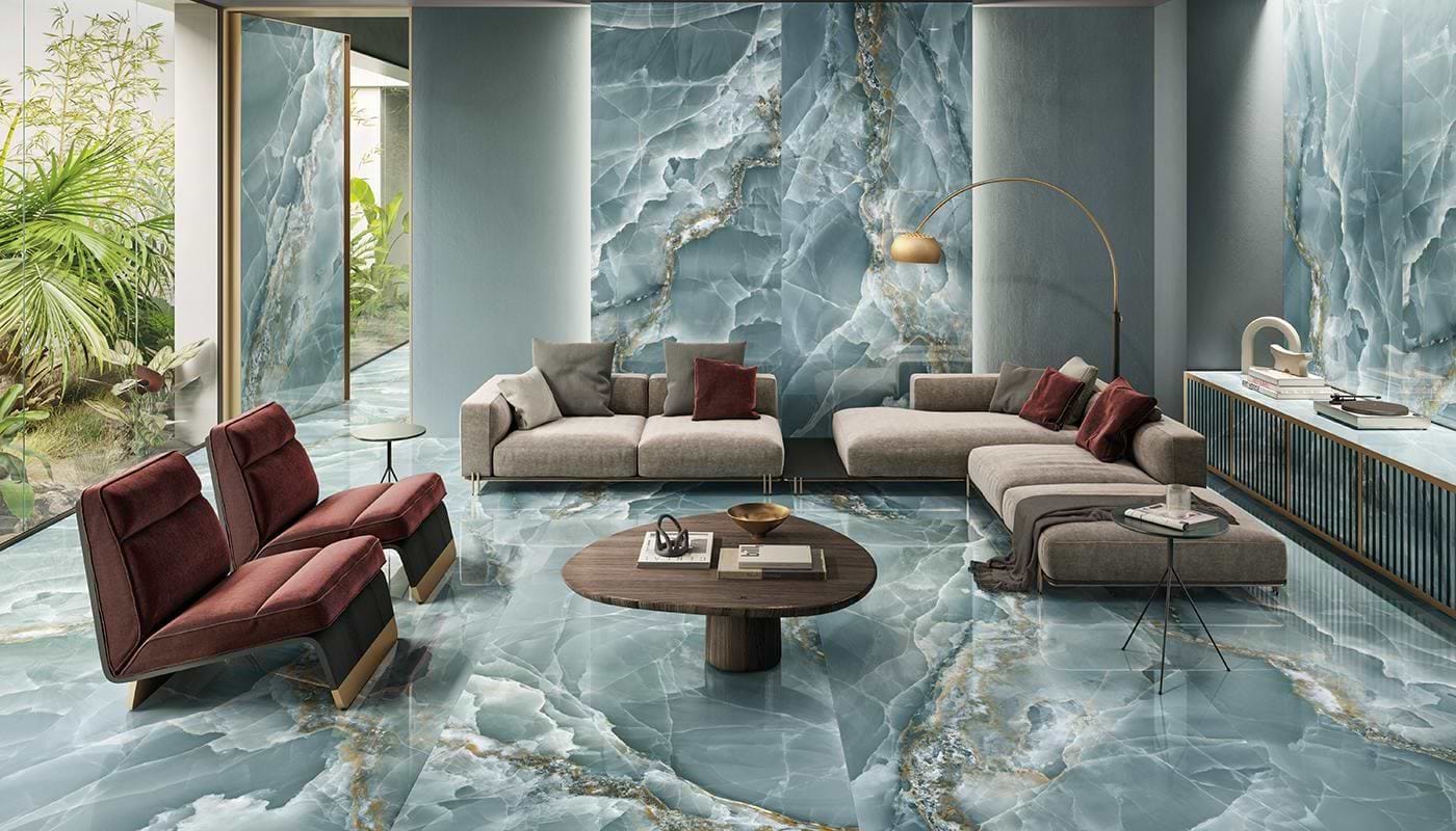 Onyx Green in Polished and Matt Tiles - Hyperion Tiles