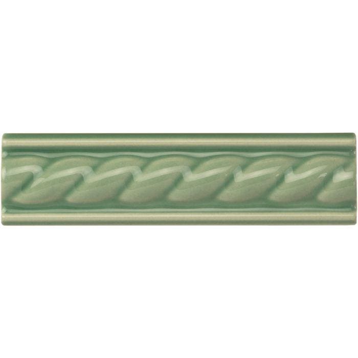 Original Style Tiles - Ceramic 152 x 40mm - Per Piece Jade Breeze Rope Moulding