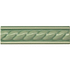 Original Style Tiles - Ceramic 152 x 40mm - Per Piece Jade Breeze Rope Moulding