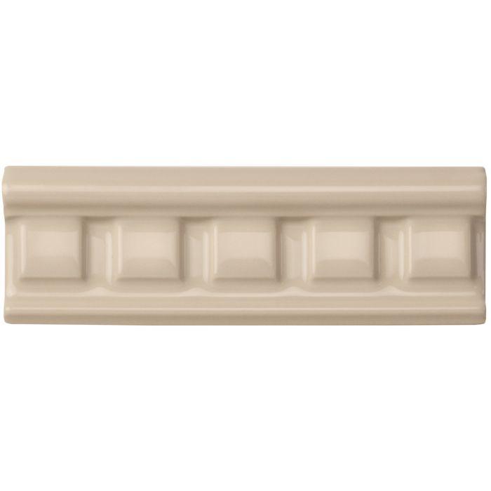 Original Style Tiles - Ceramic 152 x  50mm - Per Piece Ivory Dentil Moulding
