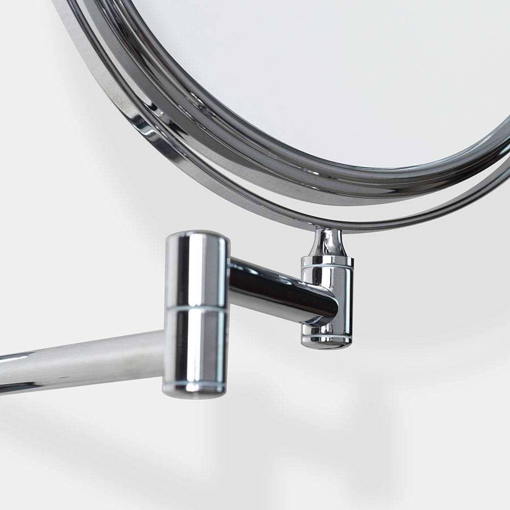 Origins Living Bathroom Mirrors 255 x 315 x 35mm Mason Reversible 5X Magnifying Wall Mirror Chrome