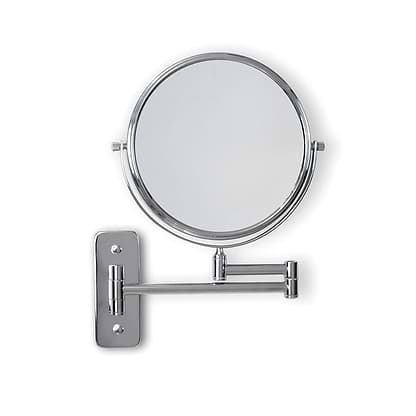 Origins Living Bathroom Mirrors 255 x 315 x 35mm Mason Reversible 7X Magnifying Wall Mirror Chrome