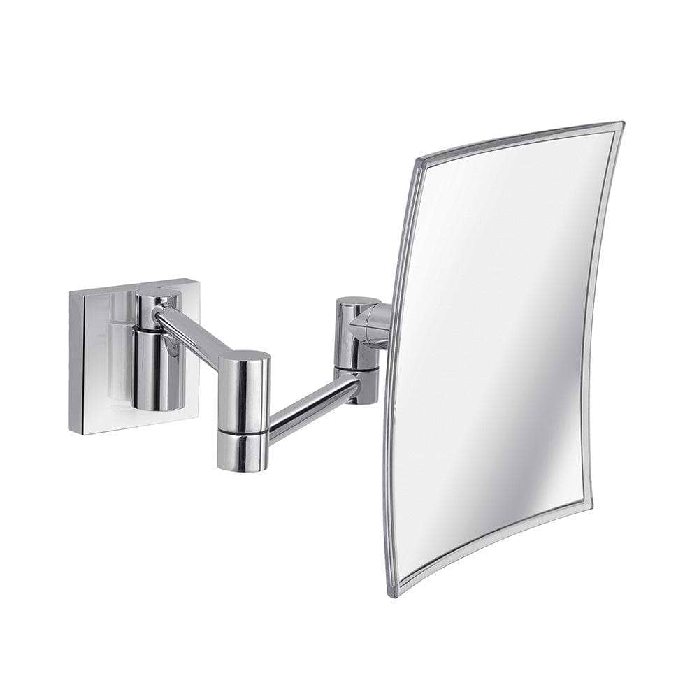 Square shop magnifying mirror