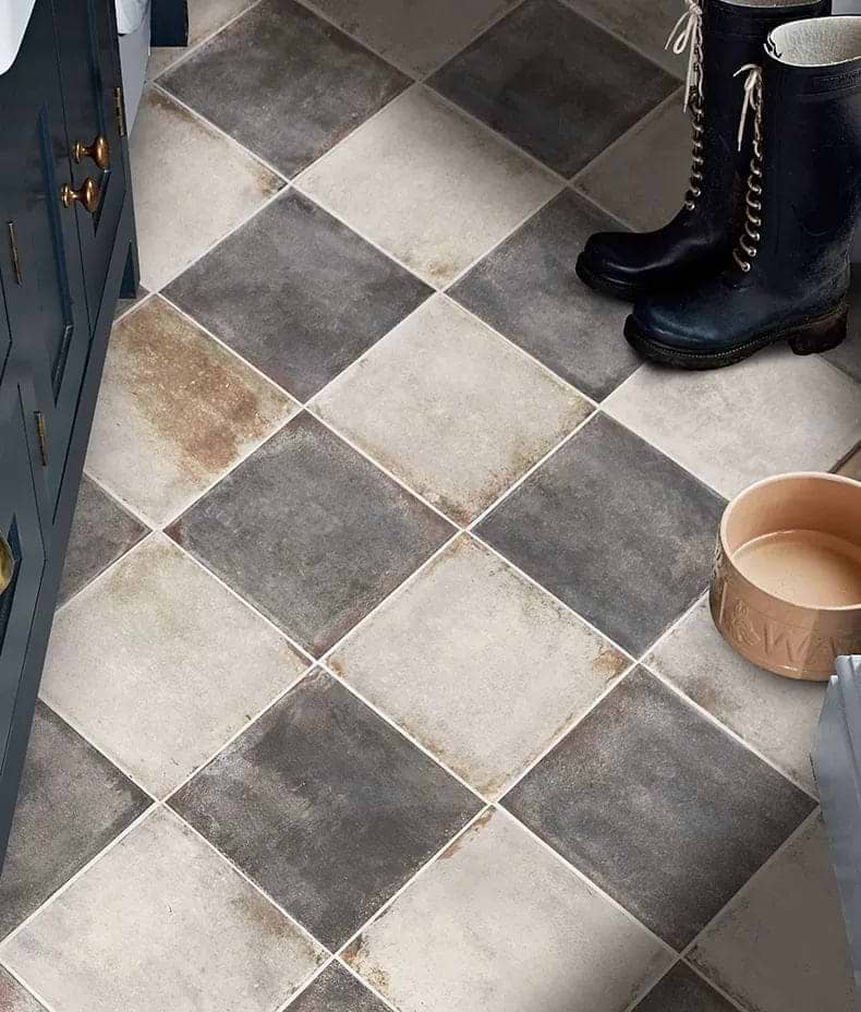 Osterley Porcelain Textured Square White - Hyperion Tiles
