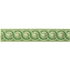 Palm Green Scroll Moulding - Hyperion Tiles