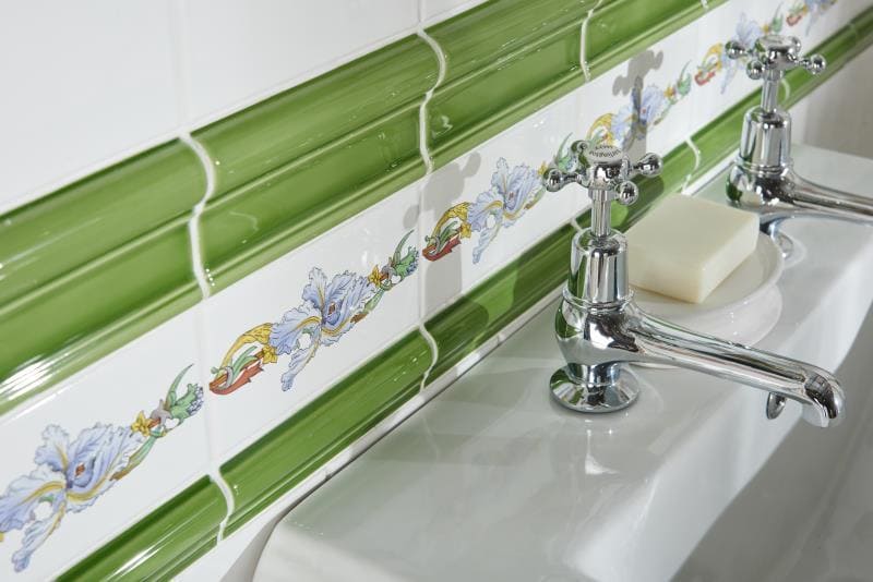 Palm Green Victoria Moulding - Hyperion Tiles