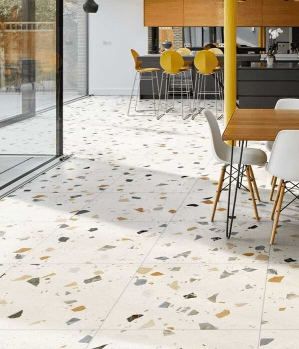 Piazza Porcelain Geo Pearl - Hyperion Tiles