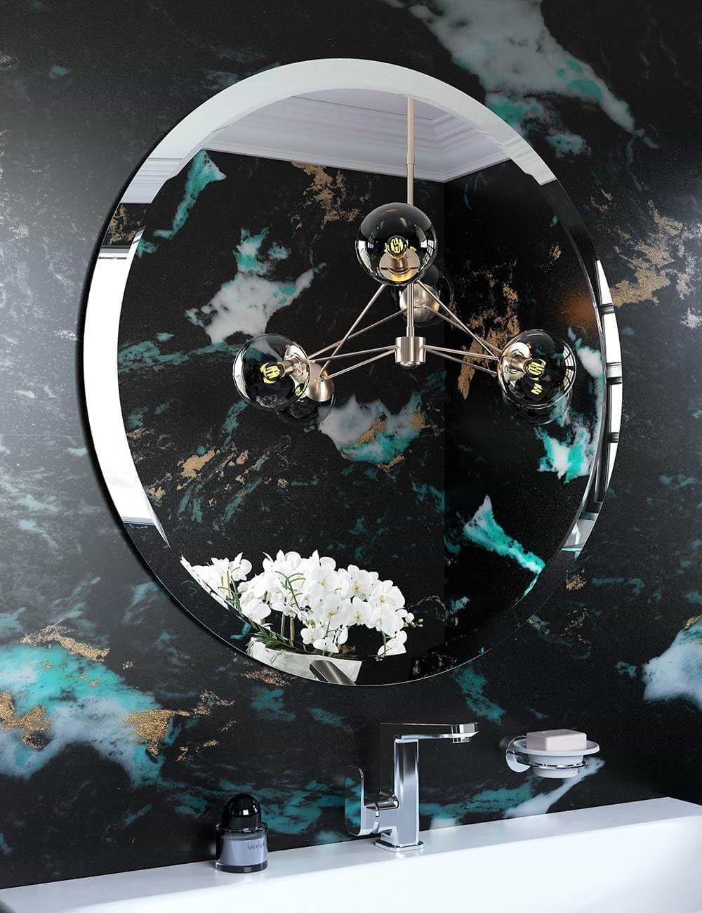 Porterhouse Round Mirror 60 - Hyperion Tiles