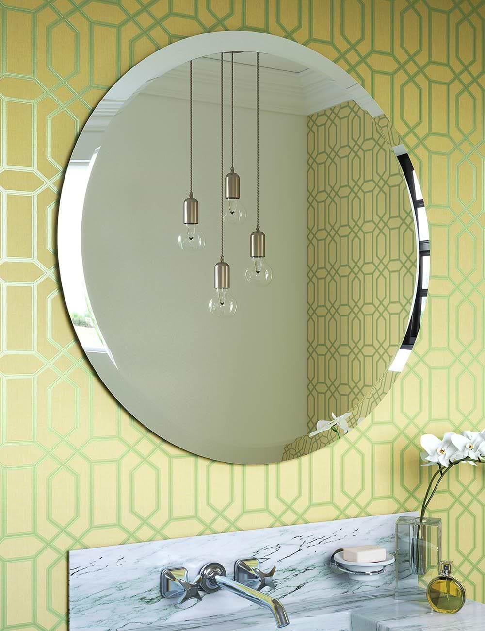 Porterhouse Round Mirror 80 - Hyperion Tiles