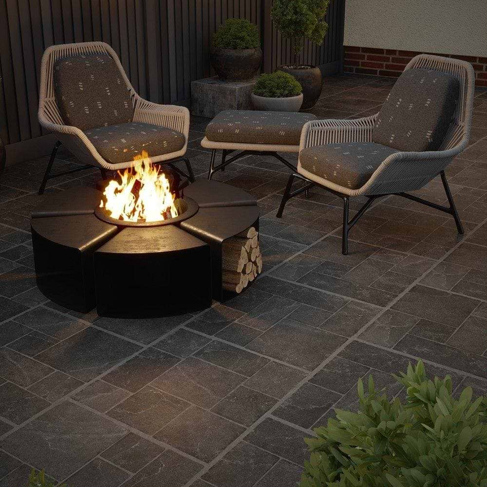 Pulse Antique Graphite Tiles - Hyperion Tiles